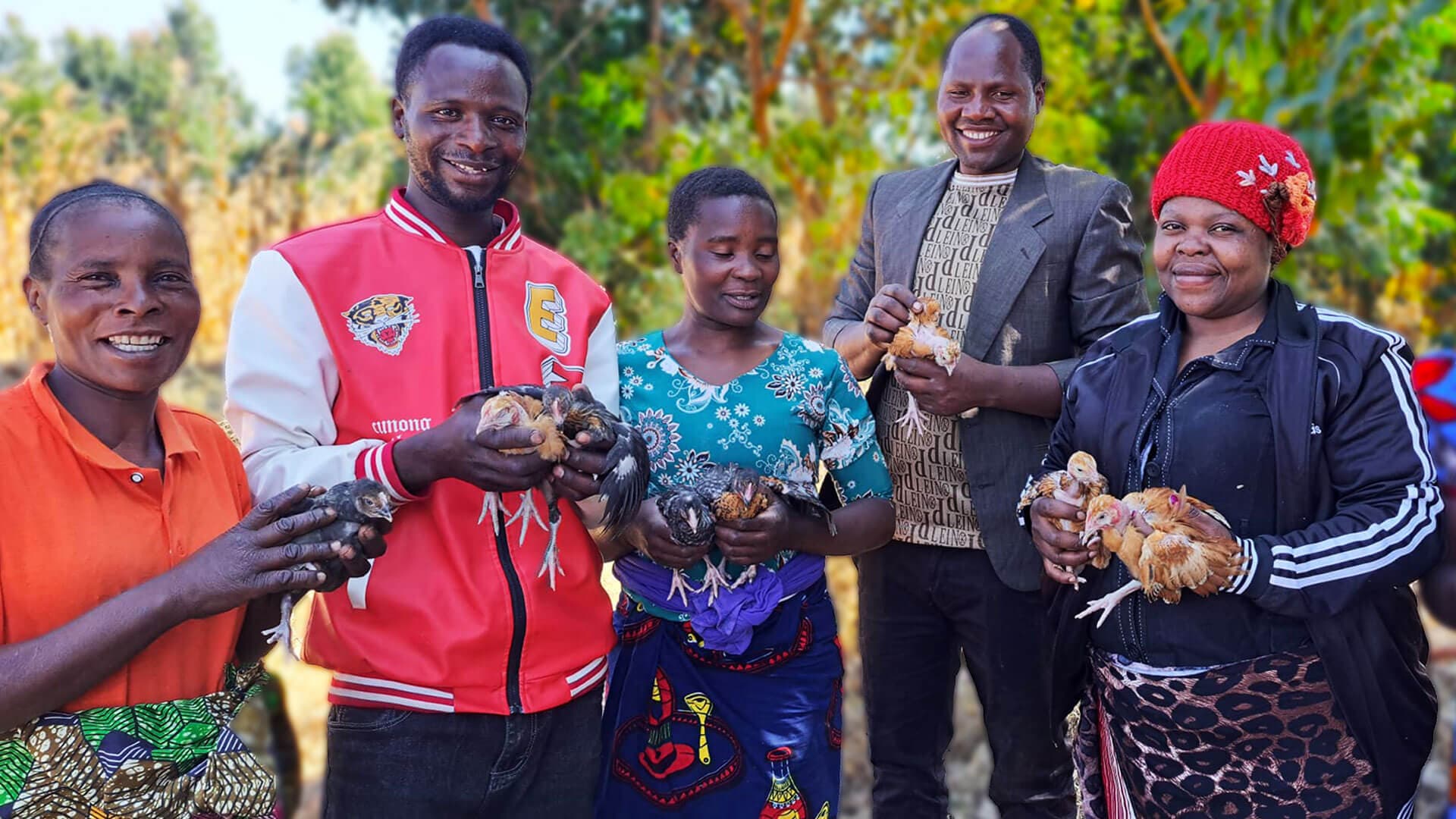 Farmer working in field